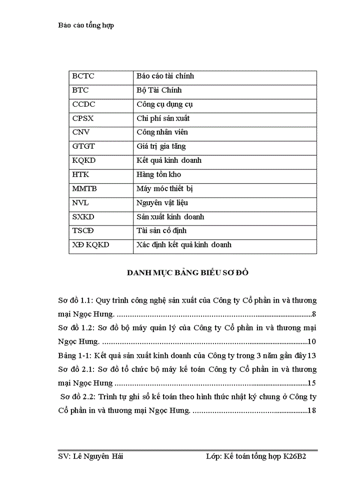 image for page Tổ chức bộ máy kế toán và hệ thống kế toán tại công ty cổ phần in và thương mại NGỌC HƯNG