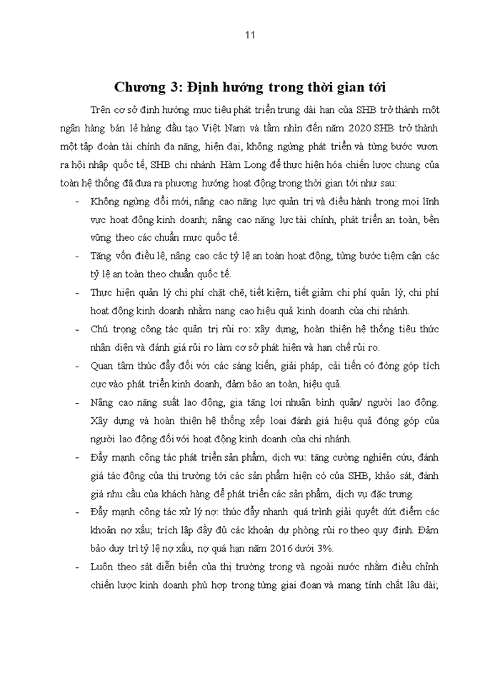 image for page Tình hình hoạt động kinh doanh của SHB – Chi nhánh Hàm Long giai đoạn 2013-2015