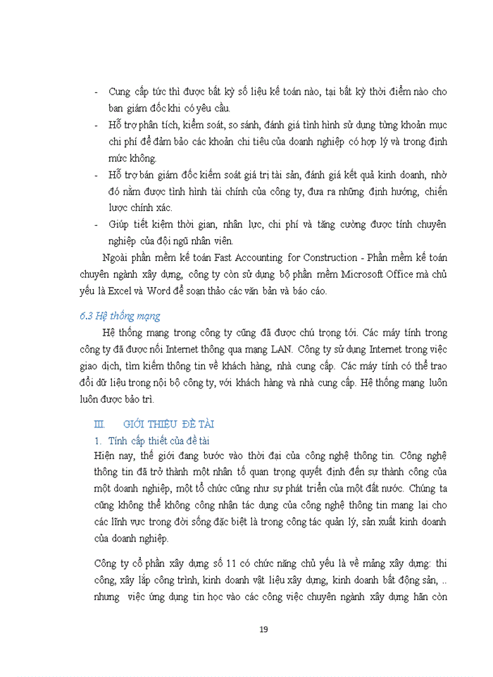 image for page Phân tích và thiết kế phần mềm lập dự toán công trình  xây dựng tại công ty cổ phần xây dựng số 11