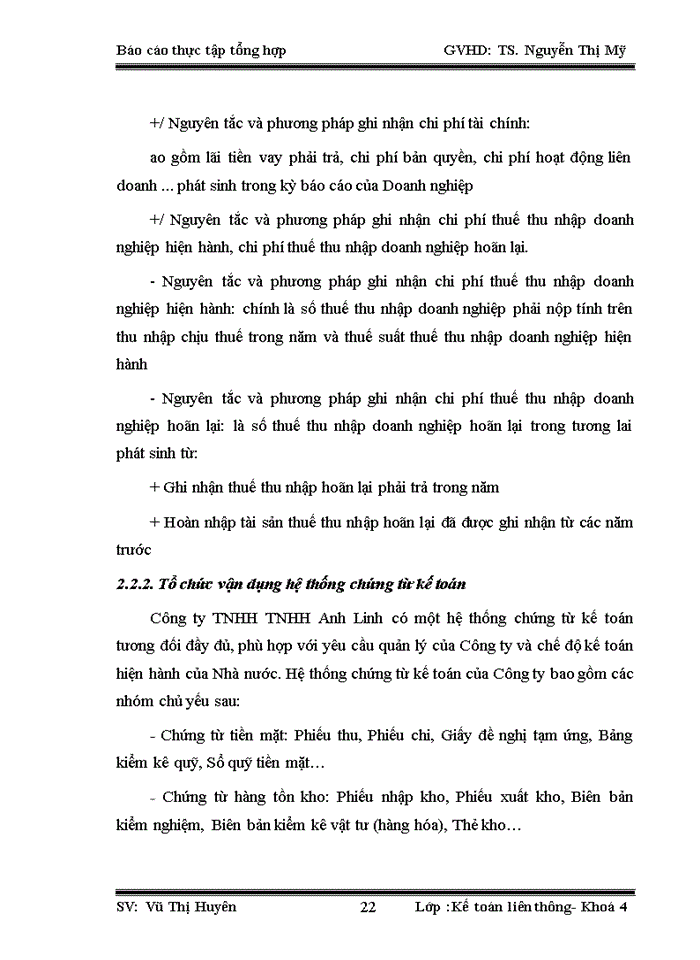 image for page Tổ chức kế toán tại công ty TNHH Anh Linh