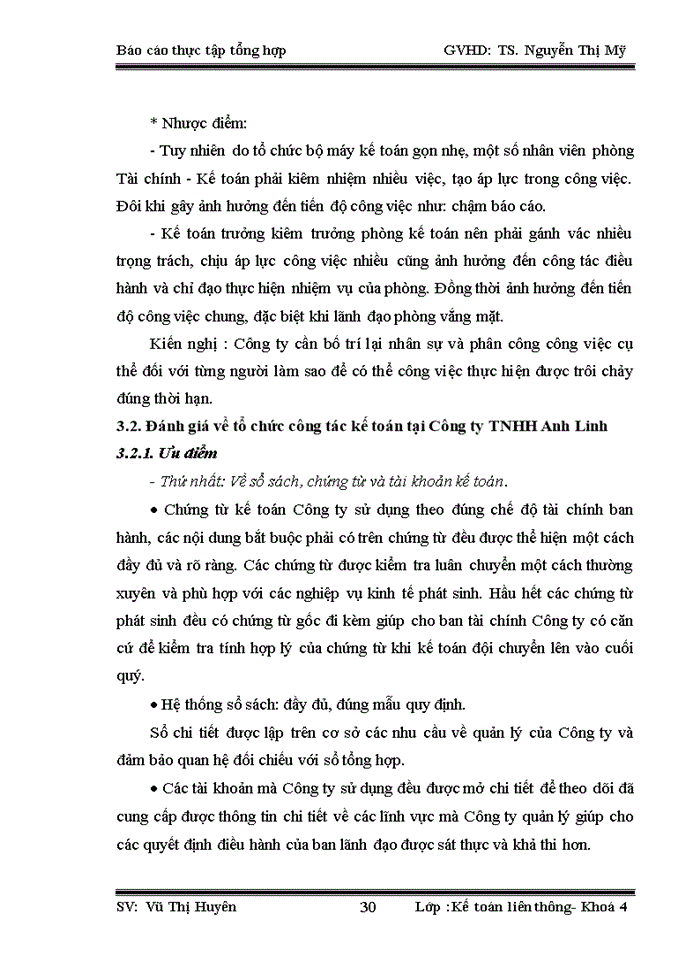 image for page Tổ chức kế toán tại công ty TNHH Anh Linh