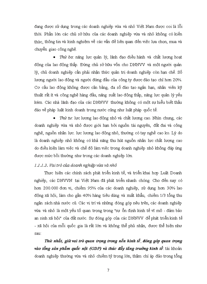 image for page Nâng cao chất lượng cho vay đối với các doanh nghiệp vừa và nhỏ tại ngân hàng nông nghiệp và phát triển nông thôn - chi nhánh THƯỜNG TÍN