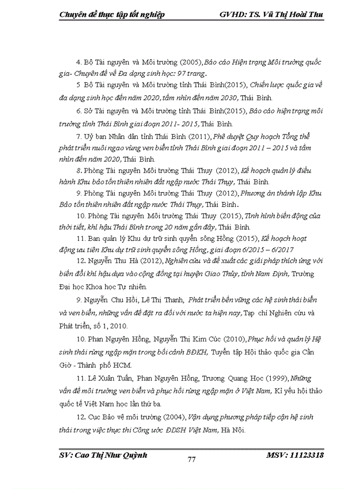 image for page Đề xuất một số giải pháp nhằm thúc đẩy thích ứng với biến đổi khí hậu dựa vào hệ sinh thái tại huyện Thái Thụy, tỉnh Thái Bình