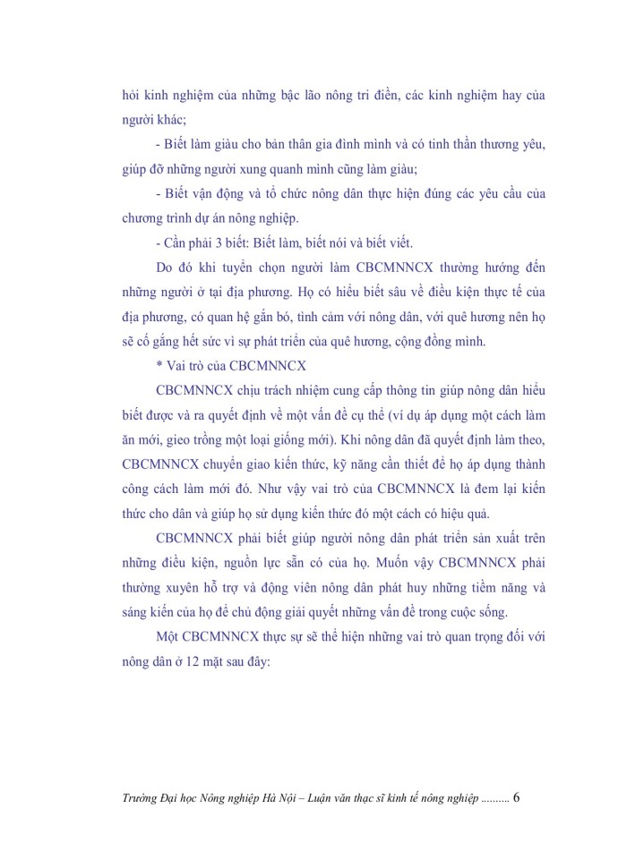 image for page Nâng cao năng lực cán bộ nông nghiệp cấp xã tại huyện THẠCH HÀ, tỉnh HÀ TĨNH