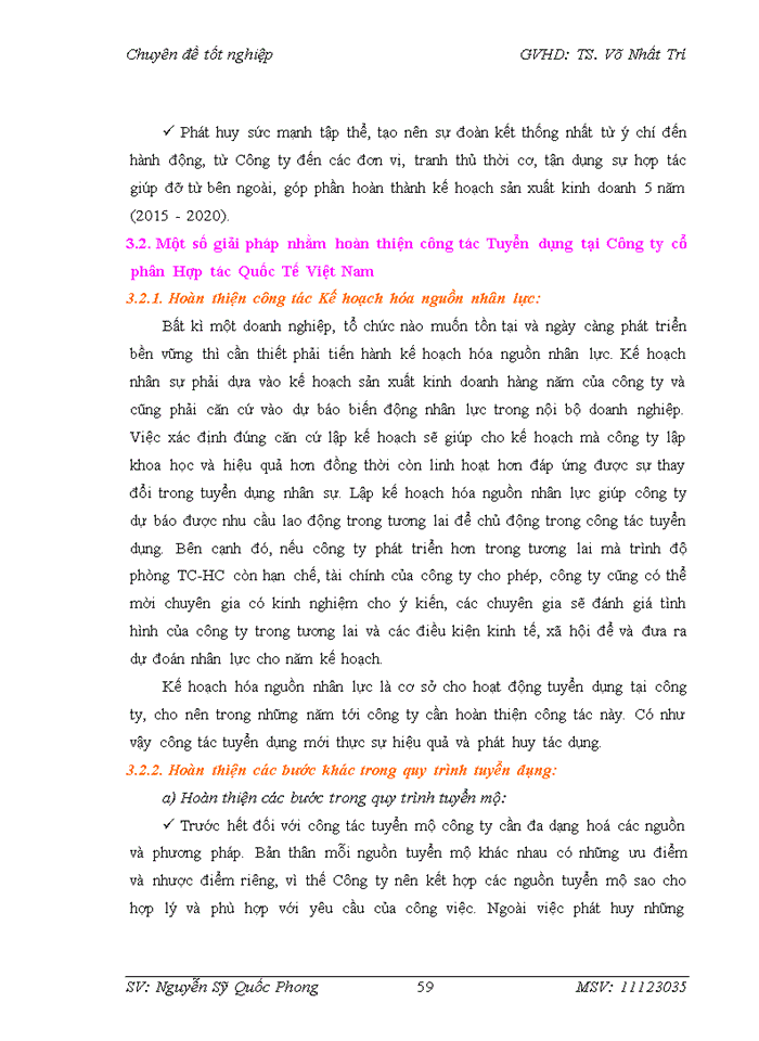 image for page Hoàn thiện quy trình tuyển dụng nguồn nhân lực tại Công ty Cổ Phần Hợp tác Quốc Tế Việt Nam