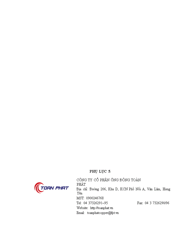 image for page Hoàn thiện công tác đánh giá thực hiện công việc cho người lao động tại Công ty Cổ phần Ống đồng Toàn Phát