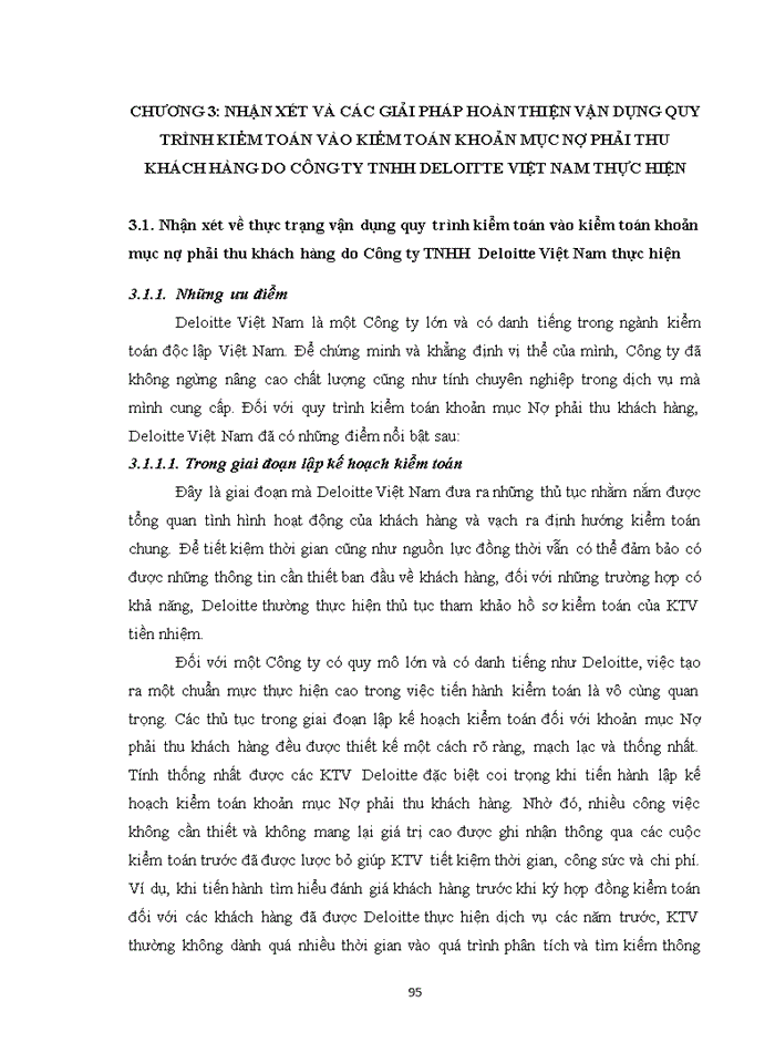 image for page Kiểm toán khoản mục công nợ phải thu khách hàng trong kiểm toán BCTC do Công ty TNHH Deloitte Việt Nam thực hiện