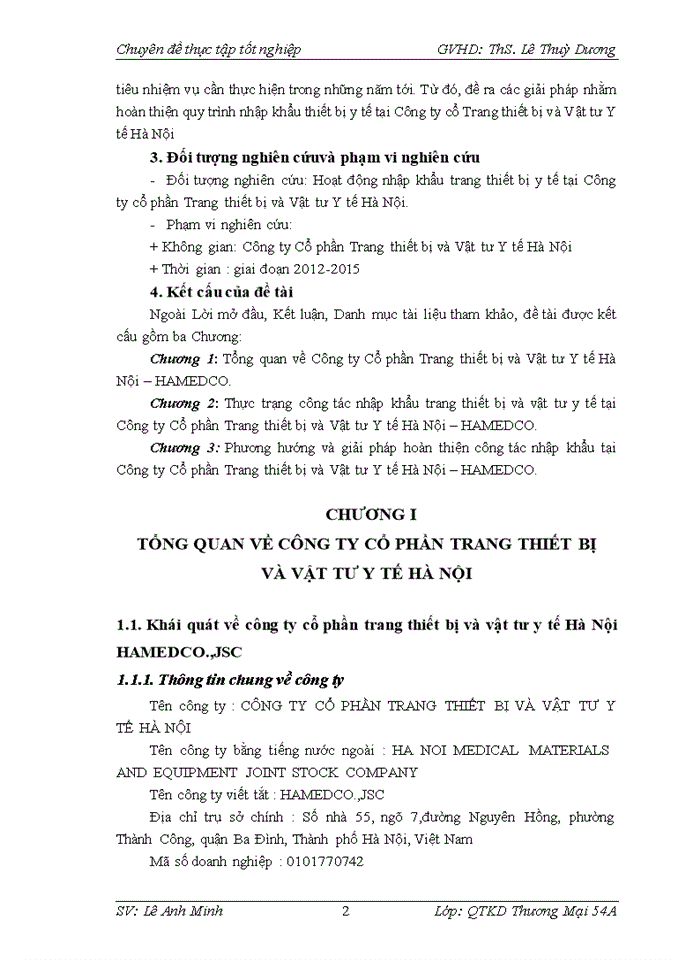 image for page THỰC TRẠNG CÔNG TÁC NHẬP KHẨU TRANG THIẾT BỊ VÀ VẬT TƯ Y TẾ TẠI CÔNG TY CỔ PHẦN  TRANG THIẾT BỊ VÀ VẬT TƯ Y TẾ HÀ NỘI