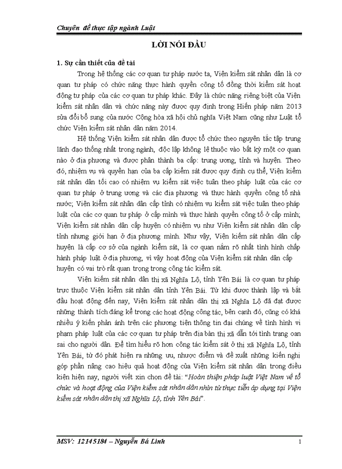 image for page Hoàn thiện pháp luật việt nam về tổ chức và hoạt động của viện kiểm sát nhân dân