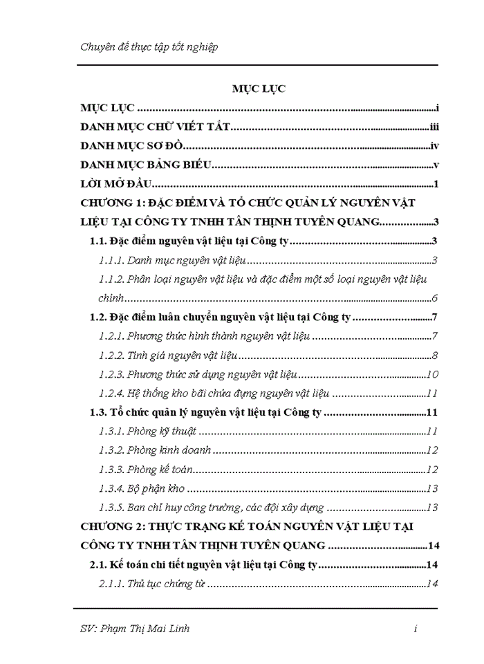 image for page Hoàn thiện kế toán nguyên vật liệu tại công ty TNHH TÂN THỊNH TUYÊN QUANG