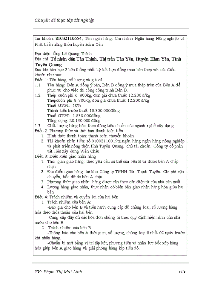 image for page Hoàn thiện kế toán nguyên vật liệu tại công ty TNHH TÂN THỊNH TUYÊN QUANG