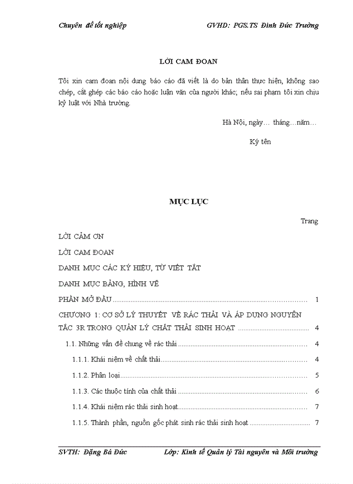 image for page Đánh giá nhận thức của người dân phường Láng Hạ về việc áp dụng 3R trong quản lý rác thải sinh hoạt