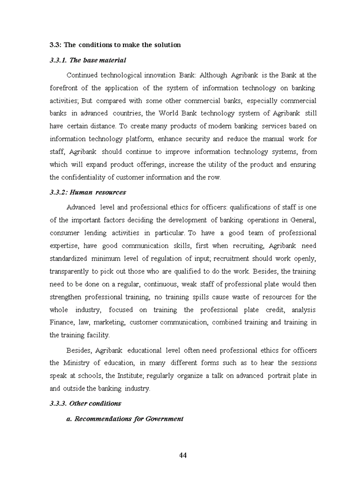 image for page Solusions to improve consumer lending quality at AGRIBANK