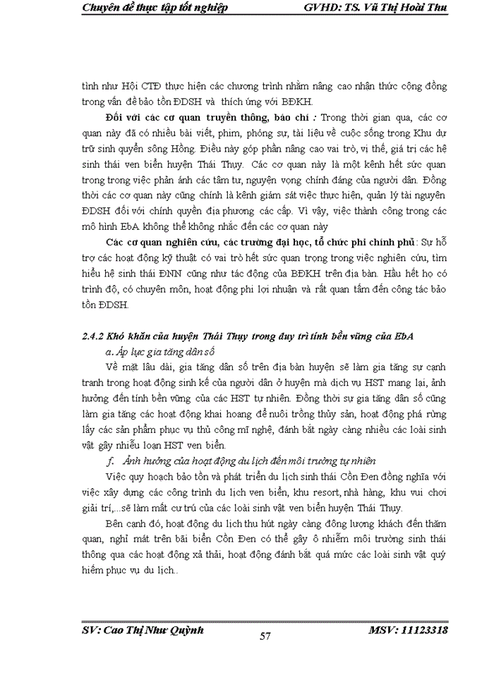 image for page Thích ứng với biến đổi khí hậu dựa vào hệ sinh thái: Nghiên cứu tại huyện Thái Thụy, tỉnh Thái Bình