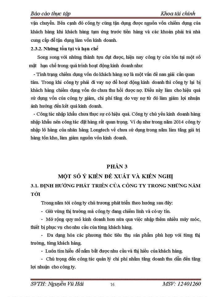 image for page Tình hình và kết quả hoạt động kinh doanh của công ty cổ phần thương mại & đầu tư xây dựng AN HẢI