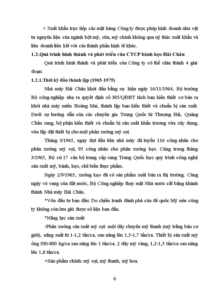 image for page Tình hình hoạt động sản xuất kinh doanh của công ty cổ phần bánh kẹo HẢI CHÂU