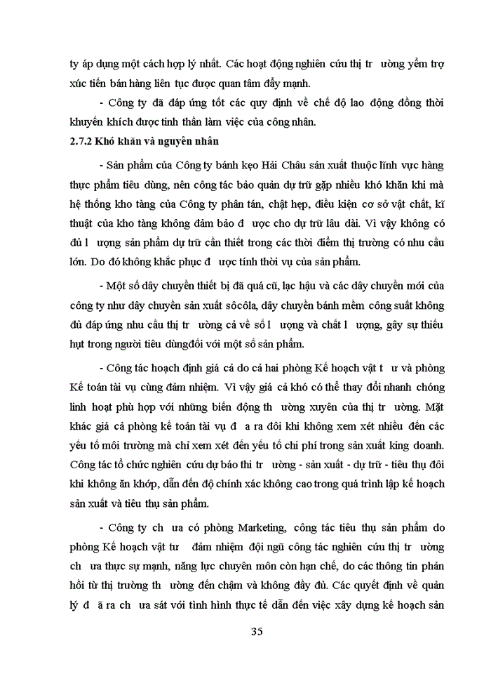 image for page Tình hình hoạt động sản xuất kinh doanh của công ty cổ phần bánh kẹo HẢI CHÂU