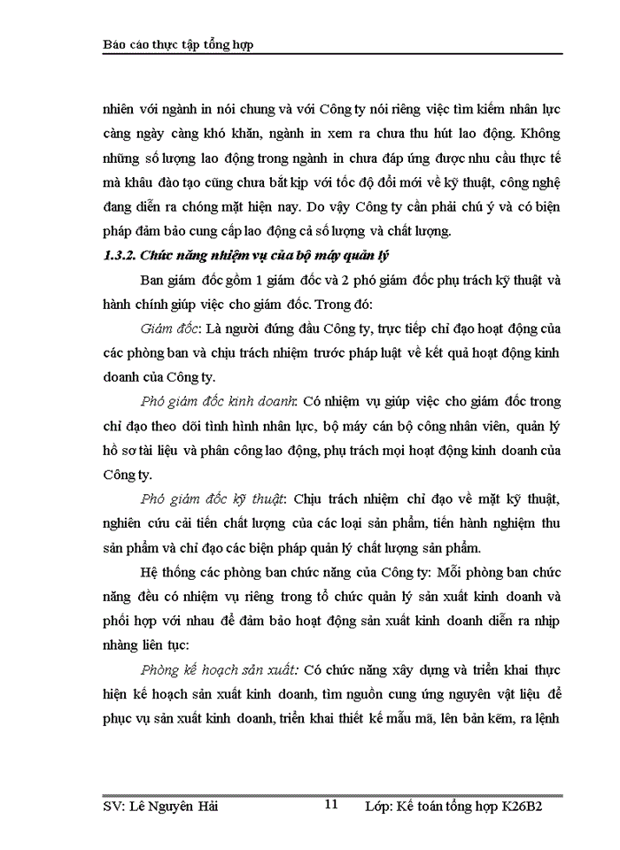 image for page Tổ chức bộ máy kế toán và hệ thống kế toán tại công ty cổ phần in và thương mại NGỌC HƯNG