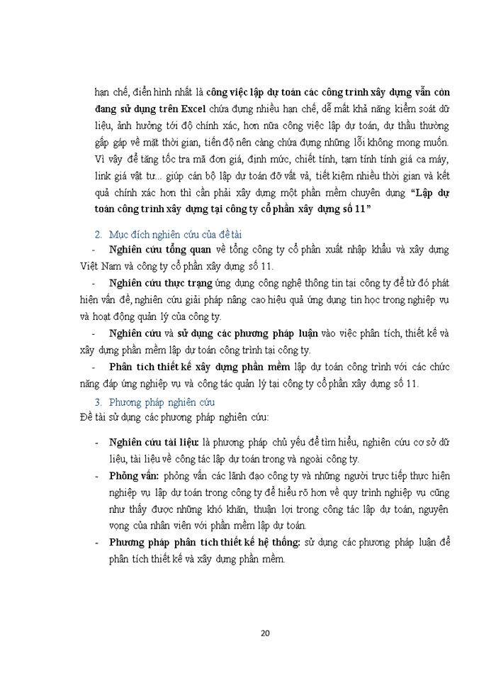 image for page Phân tích và thiết kế phần mềm lập dự toán công trình  xây dựng tại công ty cổ phần xây dựng số 11