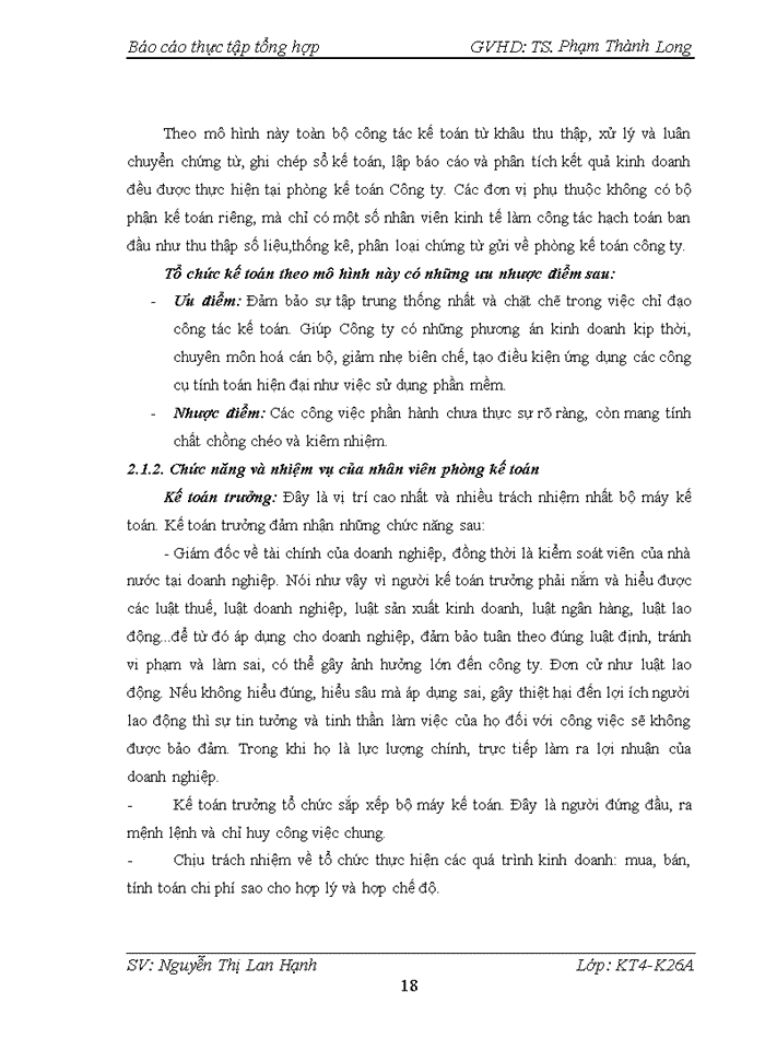 image for page Tổ chức kế toán các phần hành cụ thể tại công ty CP DƯỢC PHẨM KIÊN ANH