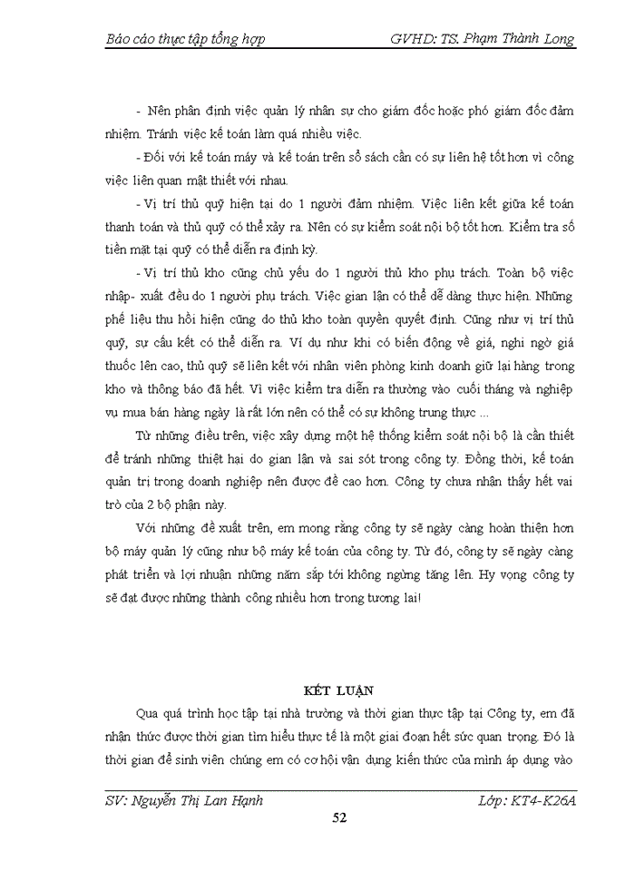 image for page Tổ chức kế toán các phần hành cụ thể tại công ty CP DƯỢC PHẨM KIÊN ANH