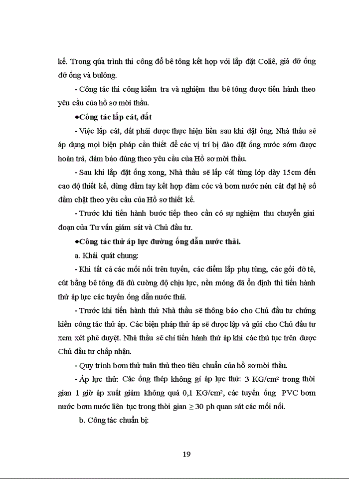 image for page Thuyết minh biện pháp thi công lắp đặt thiết bị đường ống công nghệ và điện