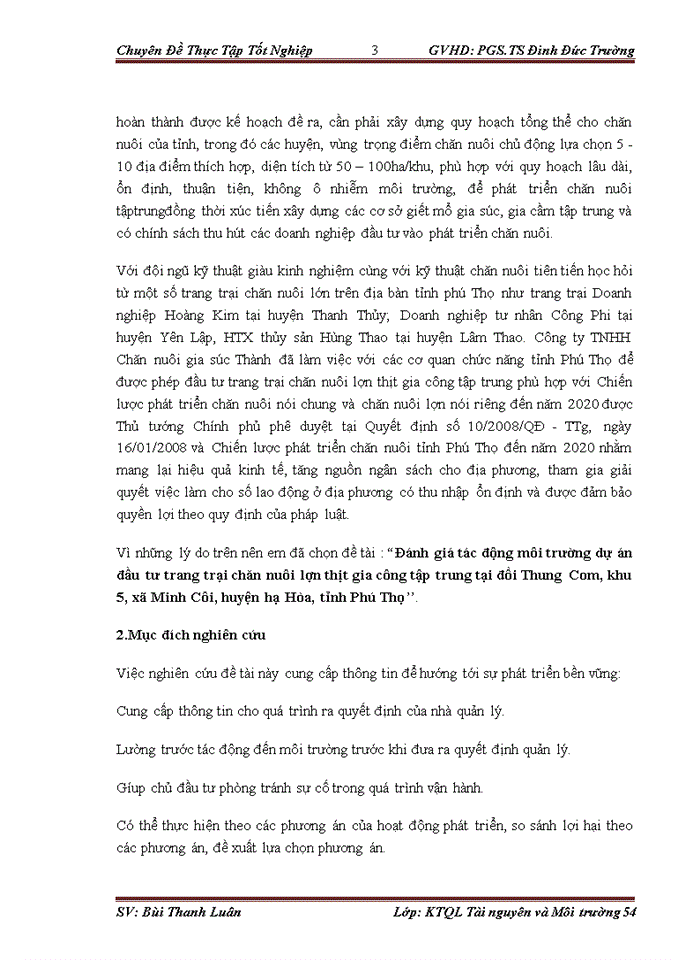 image for page Đánh giá tác động môi trường dự án đầu tư trang trại chăn nuôi lợn thịt gia công tập trung tại đồi thung com, khu 5, xã MINH CÔI, huyện HẠ HÒA, tỉnh PHÚ THỌ
