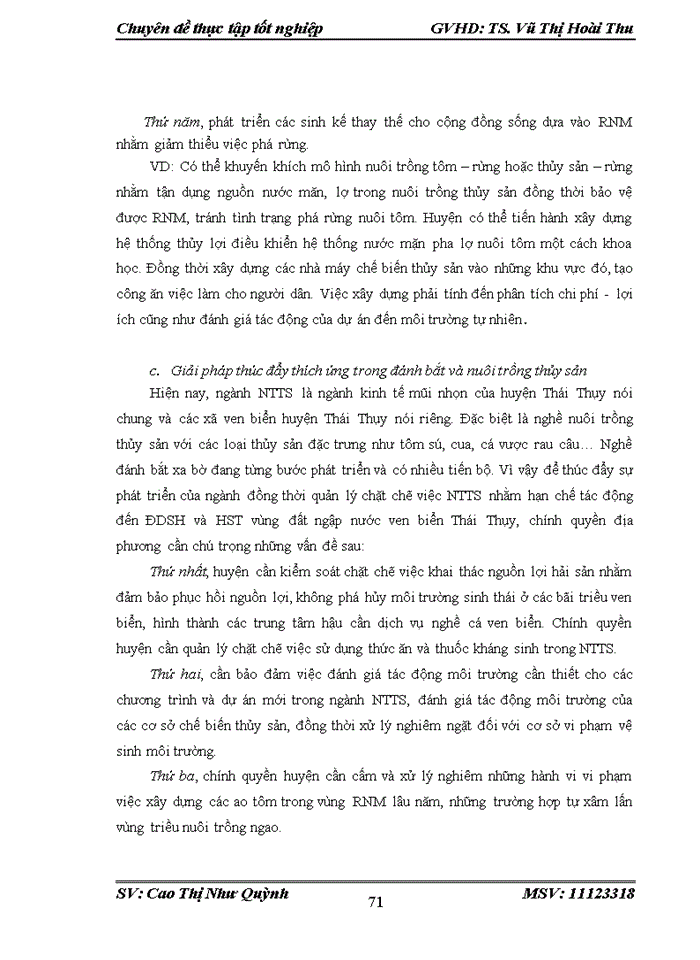 image for page Đề xuất một số giải pháp nhằm thúc đẩy thích ứng với biến đổi khí hậu dựa vào hệ sinh thái tại huyện Thái Thụy, tỉnh Thái Bình