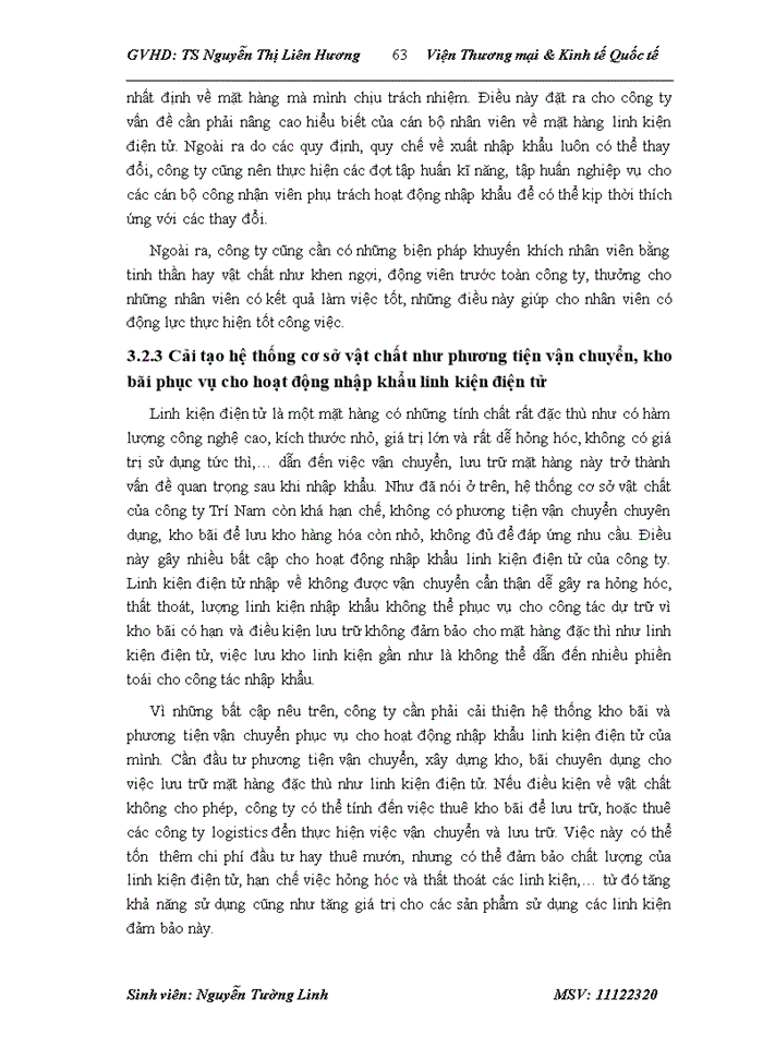 image for page Hoạt động nhập khẩu linh kiện điện tử tại Công ty Cổ phần đầu tư phát triển công nghệ Trí Nam - thực trạng và giải pháp