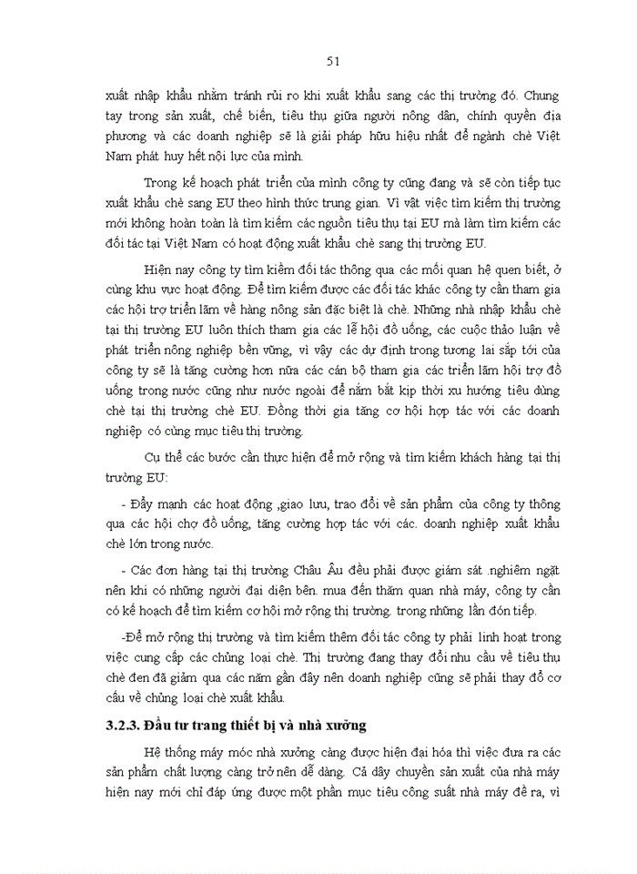 image for page Thực trạng hoạt động xuất khẩu chè sang thị trường EU của công ty TNHH sản xuất và kinh doanh thương mại TRƯỜNG HẢI