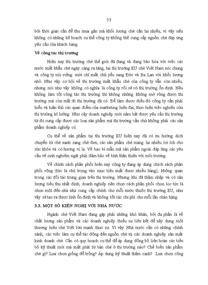 image for page Thực trạng hoạt động xuất khẩu chè sang thị trường EU của công ty TNHH sản xuất và kinh doanh thương mại TRƯỜNG HẢI