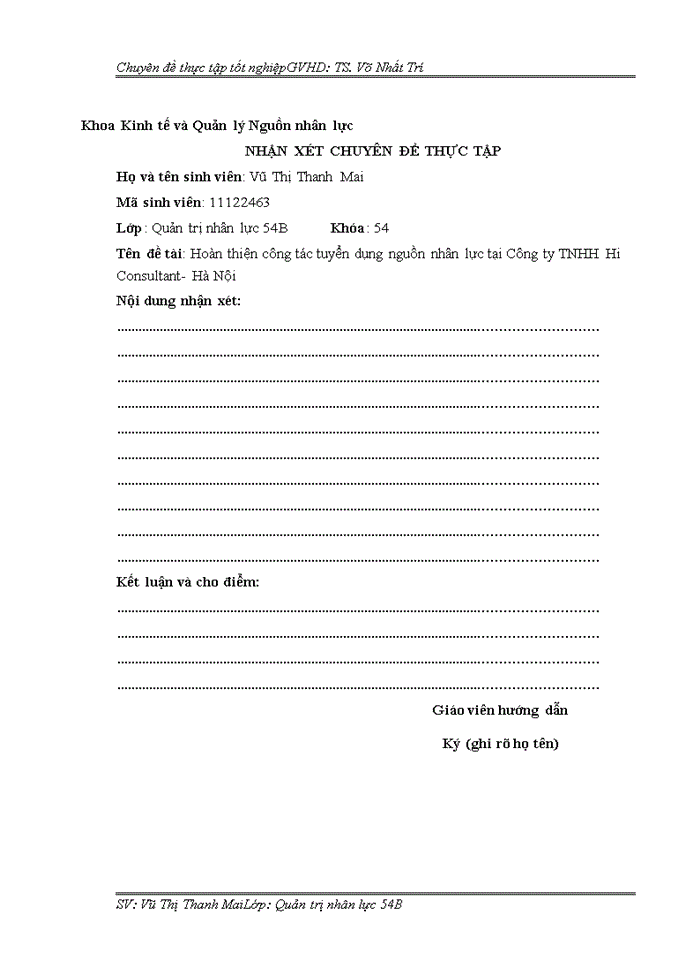 image for page Hoàn thiện công tác tuyển dụng nguồn nhân lực tại công ty TNHH HI CONSULTANT HÀ NỘI