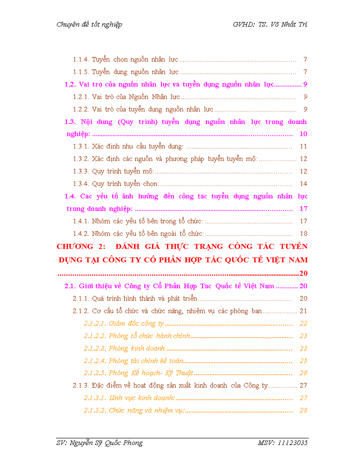 image for page Hoàn thiện quy trình tuyển dụng nguồn nhân lực tại Công ty Cổ Phần Hợp tác Quốc Tế Việt Nam