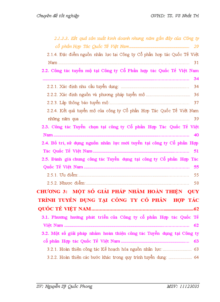 image for page Hoàn thiện quy trình tuyển dụng nguồn nhân lực tại Công ty Cổ Phần Hợp tác Quốc Tế Việt Nam