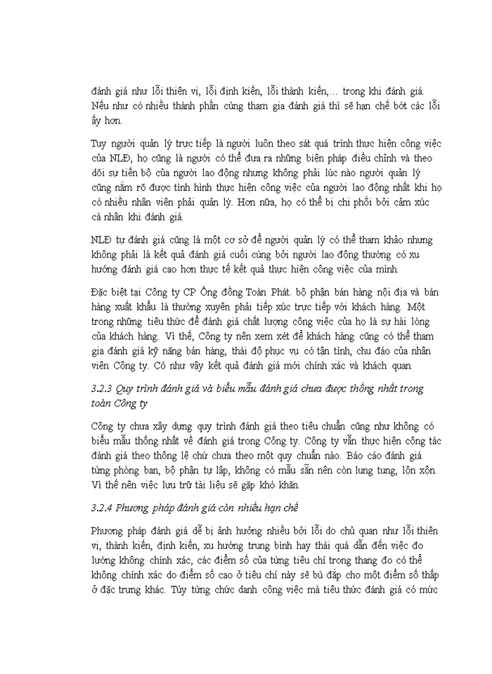 image for page Hoàn thiện công tác đánh giá thực hiện công việc cho người lao động tại Công ty Cổ phần Ống đồng Toàn Phát