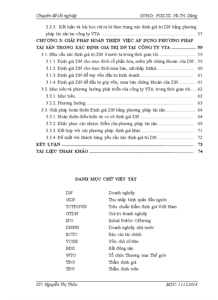 image for page Thực trạng áp dụng phương pháp tài sản trong việc xác định giá trị dn tại công ty tnhh thẩm định giá và đại lý thuế VIỆT NAM (VTA)