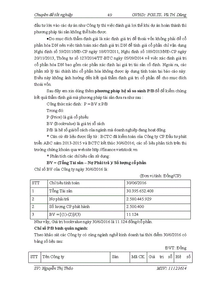 image for page Thực trạng áp dụng phương pháp tài sản trong việc xác định giá trị dn tại công ty tnhh thẩm định giá và đại lý thuế VIỆT NAM (VTA)
