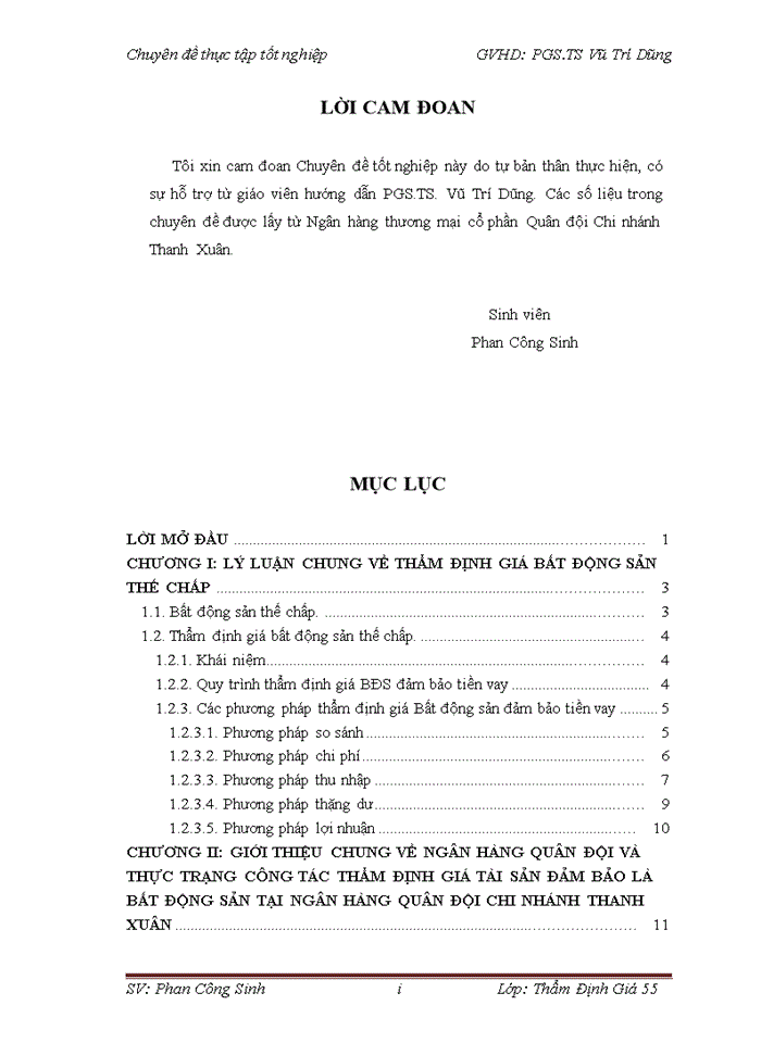 image for page Hoàn thiện công tác thẩm định giá tài sản bảo đảm là Bất động sản tại Ngân hàng TMCP Quân đội MBBank chi nhánh Thanh Xuân, Hà Nội