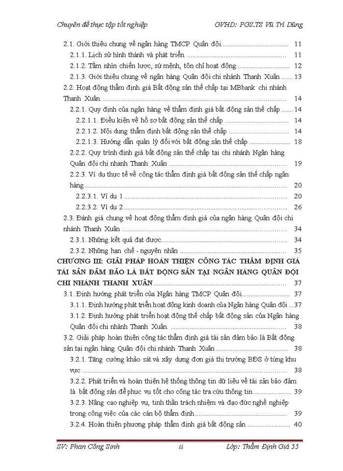 image for page Hoàn thiện công tác thẩm định giá tài sản bảo đảm là Bất động sản tại Ngân hàng TMCP Quân đội MBBank chi nhánh Thanh Xuân, Hà Nội
