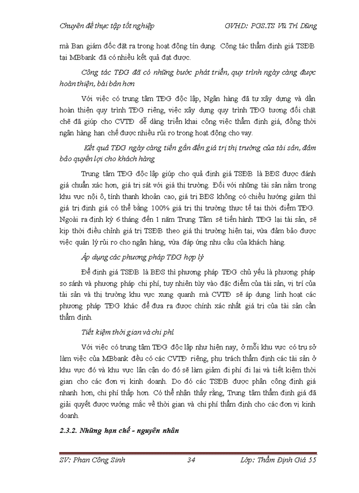 image for page Hoàn thiện công tác thẩm định giá tài sản bảo đảm là Bất động sản tại Ngân hàng TMCP Quân đội MBBank chi nhánh Thanh Xuân, Hà Nội