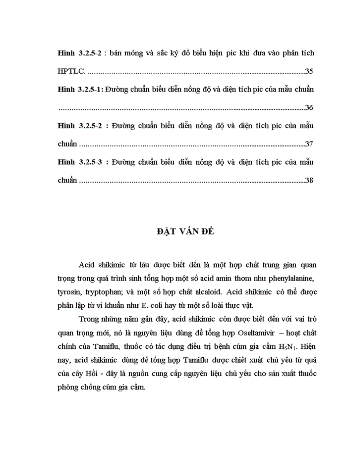 image for page Xây dựng phương pháp định lượng acid Shikimic trong Đại Hồi bằng sắc ký lớp mỏng kết hợp đo mật độ quang   (TLC-Scanning )