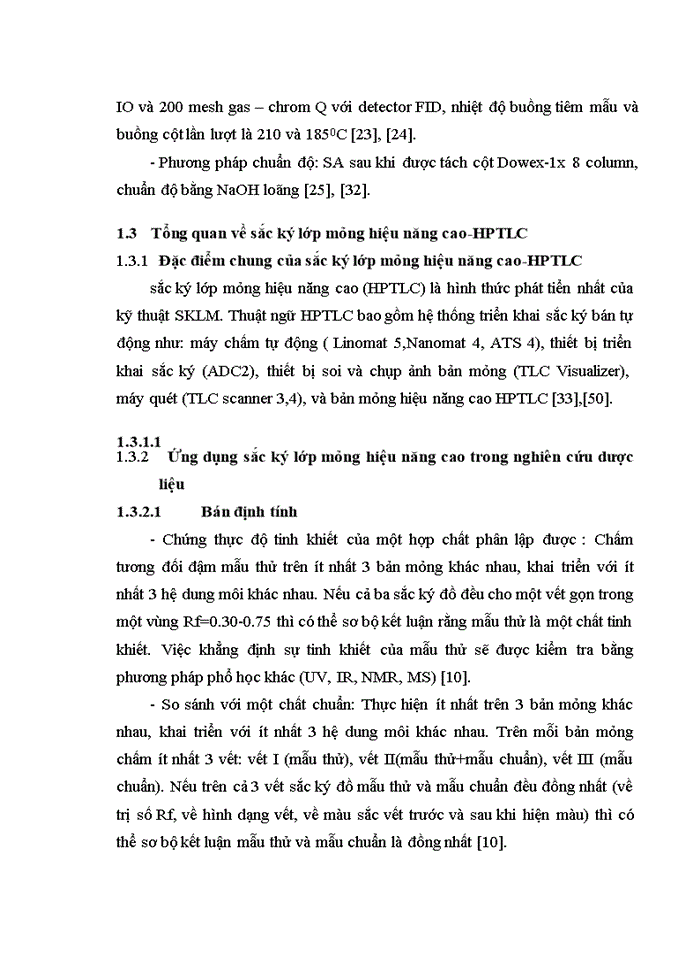 image for page Xây dựng phương pháp định lượng acid Shikimic trong Đại Hồi bằng sắc ký lớp mỏng kết hợp đo mật độ quang   (TLC-Scanning )