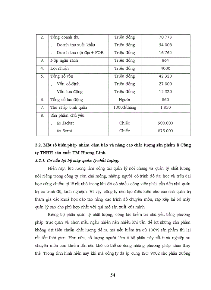 image for page Một số giải pháp nhằm nâng cao chất lượng sản phẩm tại Công ty TNHH sản xuất TM Hương Linh
