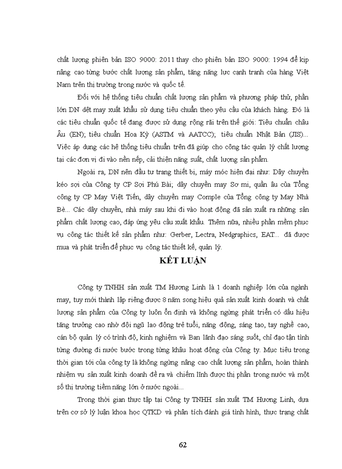 image for page Một số giải pháp nhằm nâng cao chất lượng sản phẩm tại Công ty TNHH sản xuất TM Hương Linh