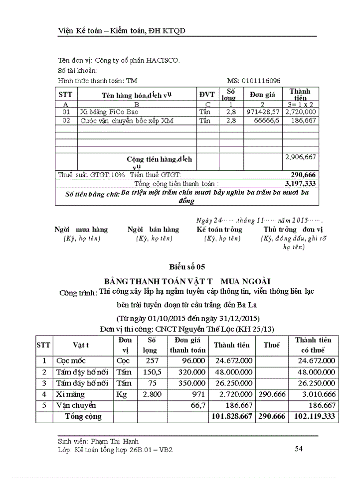 image for page Hoàn thiện kế toán chi phí sản xuất và tính giá thành sản phẩm tại công ty cổ phần HACISCO