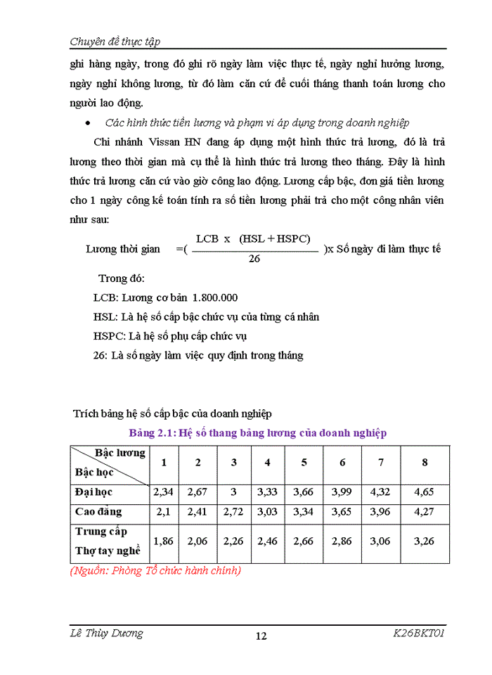 image for page Hoàn thiện kế toán tiền lương và các khoản trích theo lương tại chi nhánh công ty cổ phần việt nam kỹ nghệ súc sản – VISSAN HÀ NỘI