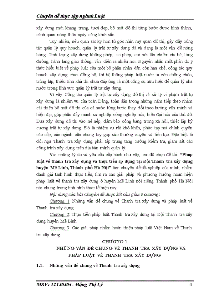 image for page Pháp luật về thanh tra xây dựng và thực tiễn áp dụng tại đội thanh tra xây dựng huyện mấ linh, thành phố hà nội