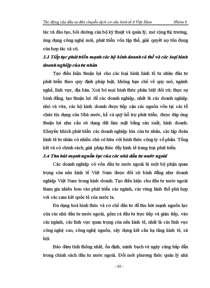 image for page Tác động của đầu tư đến chuyển dịch cơ cấu kinh tế ở Việt Nam