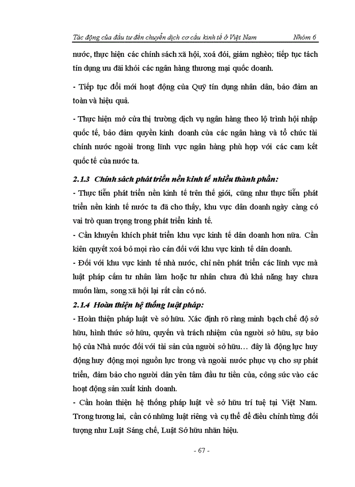 image for page Tác động của đầu tư đến chuyển dịch cơ cấu kinh tế ở Việt Nam