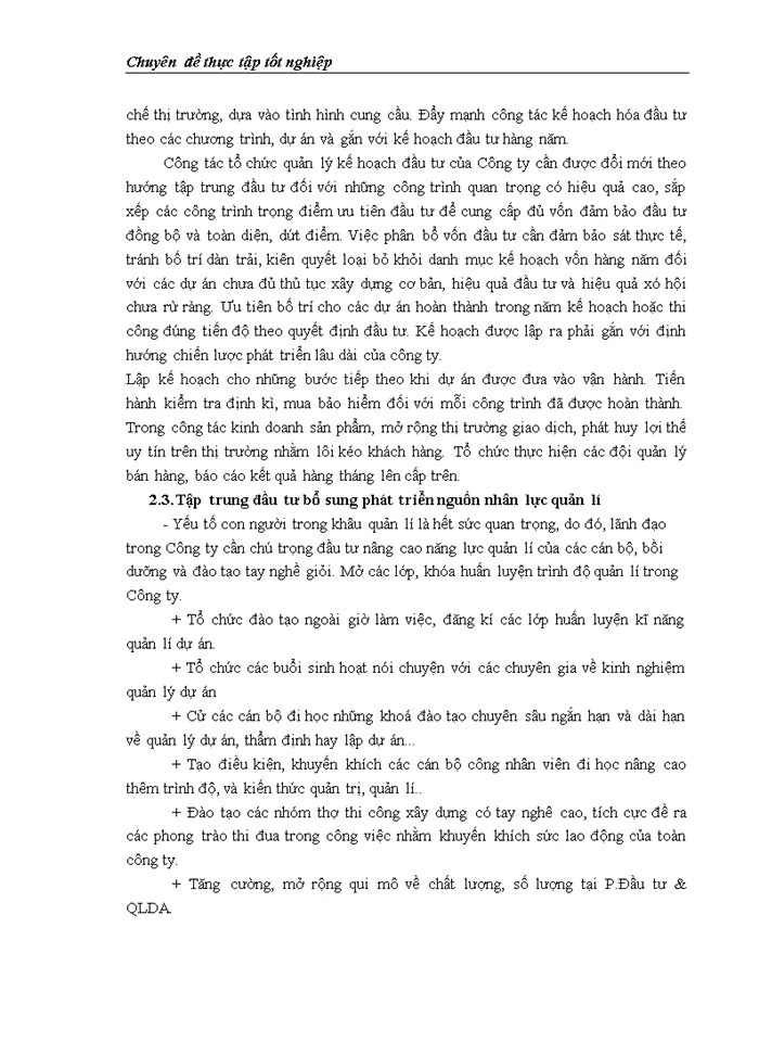 image for page Công tác quản lý dự án đầu tư xây dựng tại Công ty Cổ phần Đầu tư & Xây dựng HUD1 - Thực trạng và giải pháp